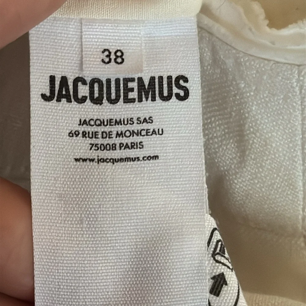 JACQUEMUS White Le Chouchou 'La Jupe Caraco' Midi Skirt Size 38